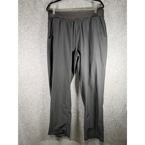 Prana Breathe Mens XL Black Recycled Polyester Stretch Athletic Yoga Pants